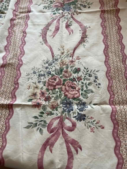 Photo of free Cream curtains with pink pattern (Bridgnorth WV15) #1