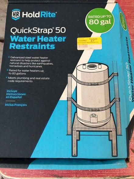 Photo of free water heater strap (Forest Knolls--west of Fairfax) #1