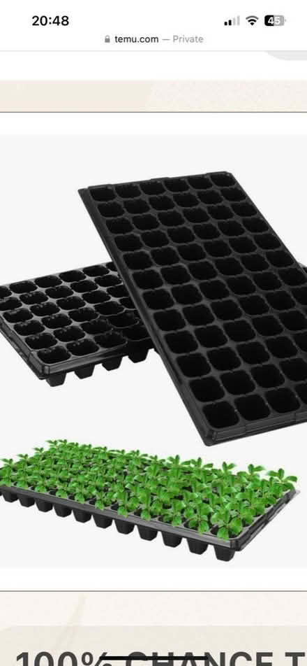 Photo of Seed trays plant pots (Derby, Borrowash DE72) #1