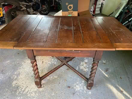 Photo of free Wooden dining table (Sunningdale) #1