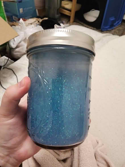 Photo of free Glitter/galaxy jar fidget toy (Upper North Mankato) #1