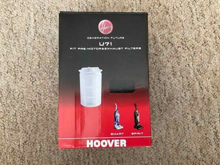 Photo of free Hoover filter and rubber bands (Mottingham) #1