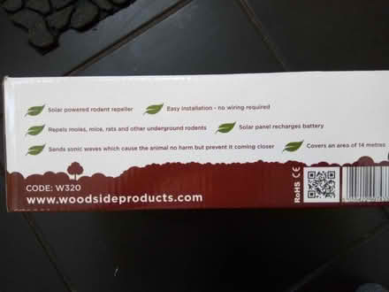 Photo of free For big garden* Solar Powered Sonic Wave Mole/Rat Repeller (Horsley Woodhouse CP DE7) #2