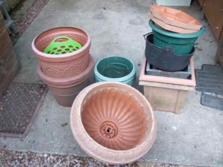 Photo of free Selection of garden tubs/pots/planters (Brotheridge Green WR8) #1