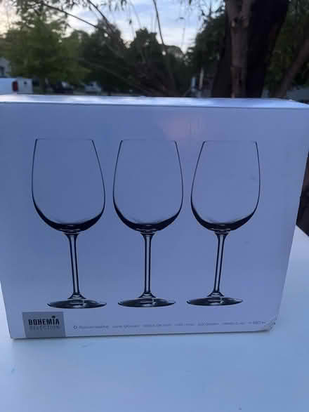 Photo of free 6 brand new wine glasses (Canton-Sheldon/Ford) #2