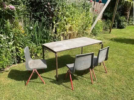 Photo of free Small table and three chairs (Mottingham) #1