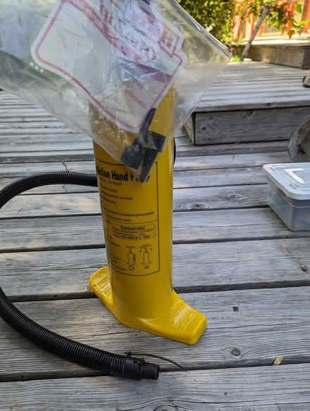 Photo of free Manual Air Mattress pump (Champlain Park) #1
