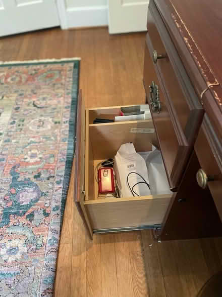 Photo of free Large wooden desk (Wesley Heights) #2