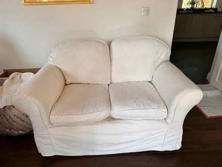 Photo of free Cream 2 seat Sofa (Hinstock) #2
