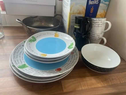 Photo of free Plate and bowl (Withington M14) #1