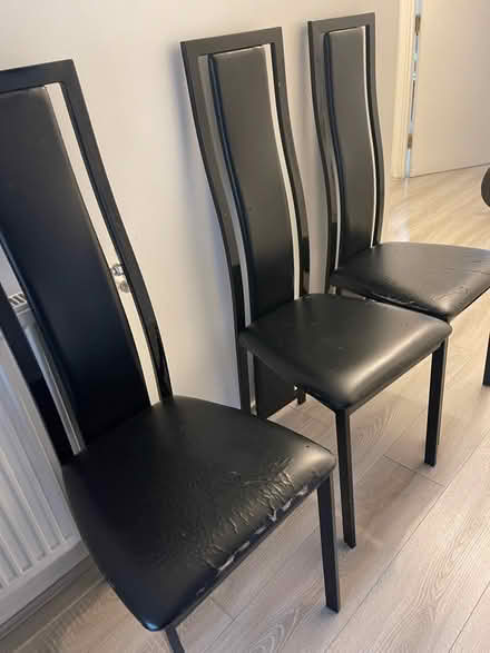Photo of free Dinning table chairs (Poplar E14) #1