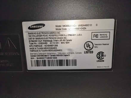 Photo of free Samsung 32" flat TV for repair (Capitol Hill) #2