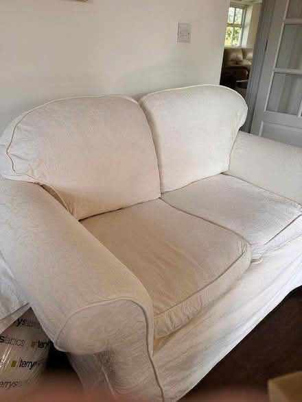 Photo of free Cream 2 seat Sofa (Hinstock) #1