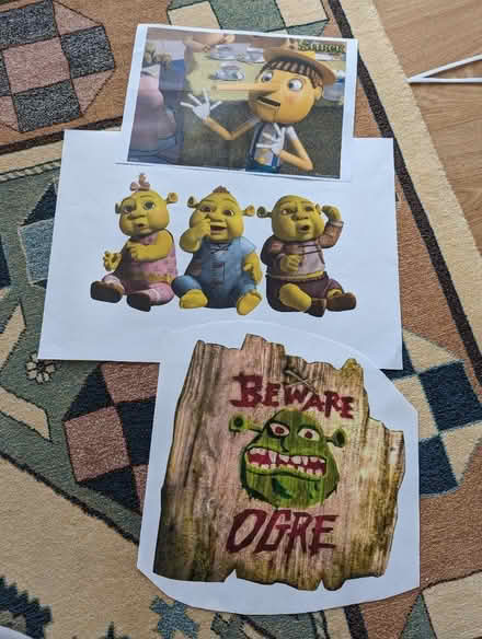Photo of free Shrek decorations/prints/posters (Haringey N15) #1