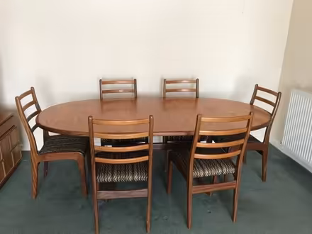 Photo of free Dining table and 6 chairs (Doxey ST16) #3