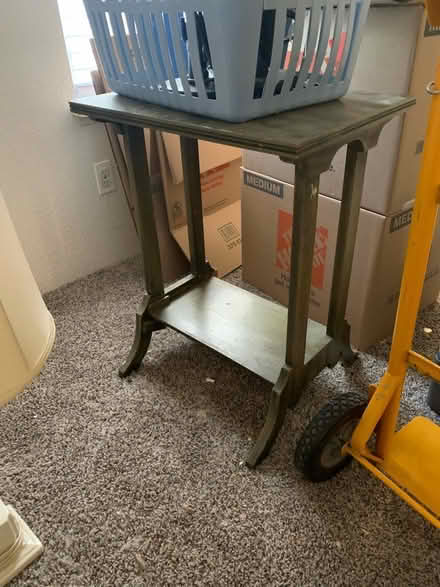 Photo of free Olive green end table (Near Washington Square) #1