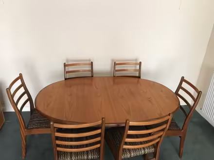 Photo of free Dining table and 6 chairs (Doxey ST16) #1