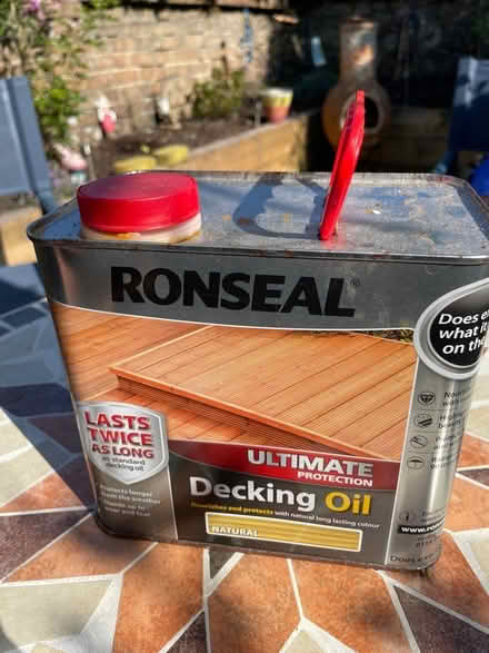 Photo of free 2.5 Litre tin of Decking Oil (Dorchester DT1) #1