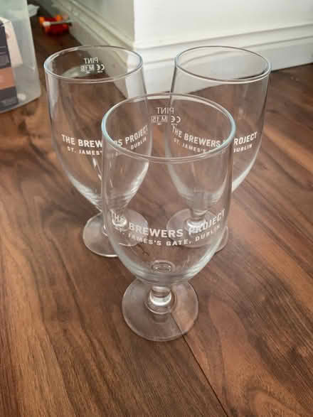Photo of free X3 brewers project pint glasses (Shoreham by sea) #1