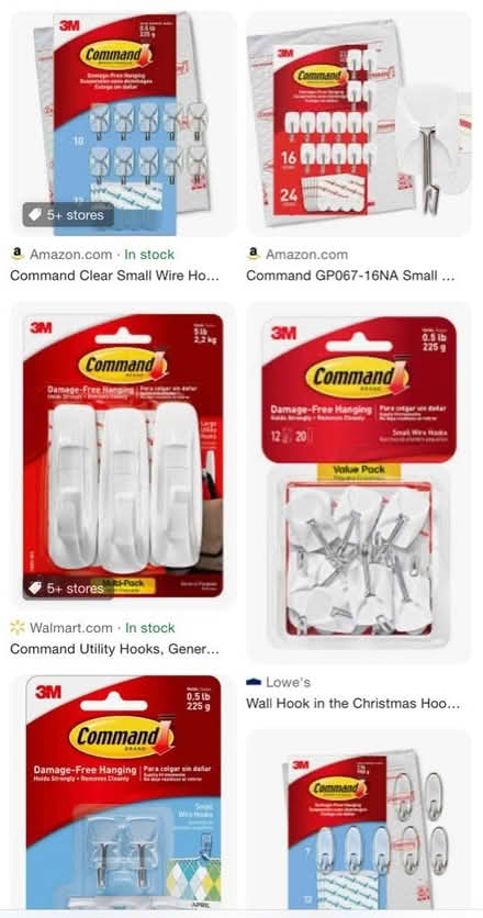 Photo of Command strips and/or hooks (Cleveland Park) #2
