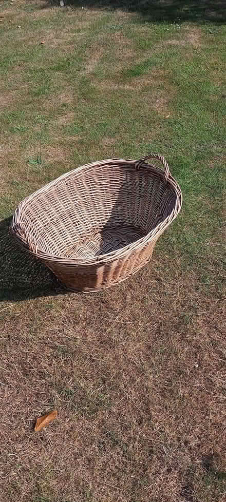 Photo of free Wicker laundry basket (West Bergholt CO6) #1