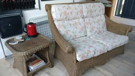 Photo of free wicker conservatory sofa (Uxbridge UB10) #1