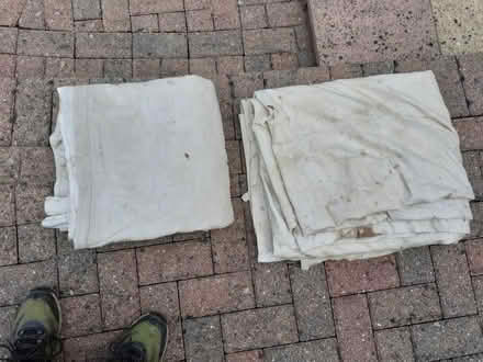 Photo of free 2 old decorators dust sheets (Croham CR2) #1