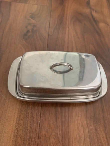 Photo of free Stainless steel butter dish (Shoreham by sea) #1
