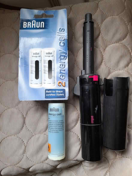 Photo of free Braun Hair Tongs + New Unused Cell (Newtown, Exeter) #2