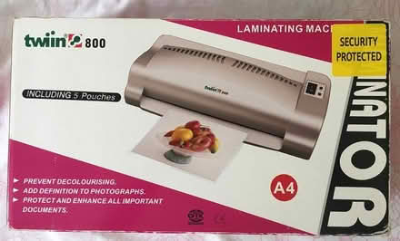 Photo of free A4 Laminator and Pouches (LE7 9 Scraptoft) #2