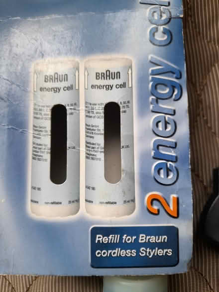 Photo of free Braun Hair Tongs + New Unused Cell (Newtown, Exeter) #3
