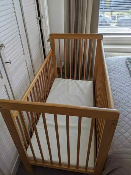 Photo of free Mothercare drop sided cot (Kendal LA9) #1