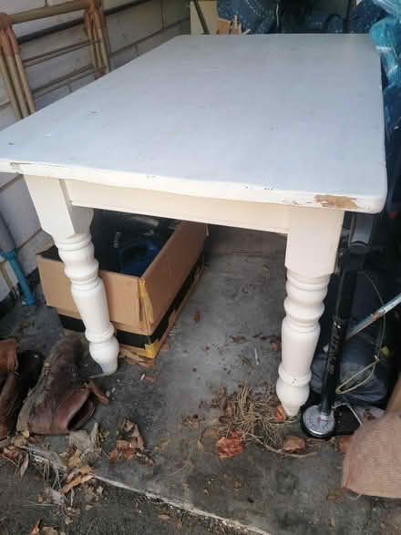 Photo of free Solid wooden table (Purley CR8) #1