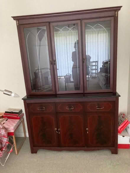 Photo of free A lovely dark polished wood dresser (Crowborough Warren TN6) #1