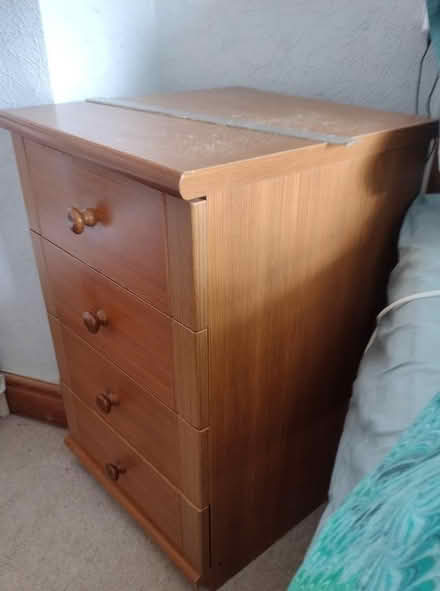 Photo of free Two bedside chest of drawers (Baguley M33) #1