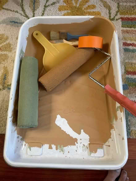 Photo of free Painting tray, roller and brushes (Sunnyarts) #1