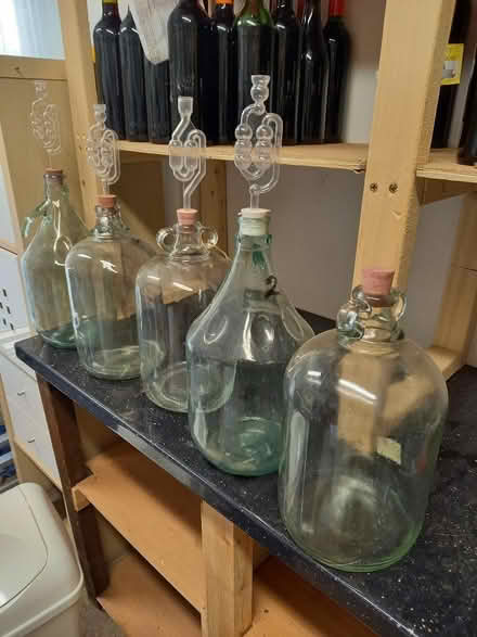 Photo of free Demijons with bungs and airlocks (Gobowen SY11) #1