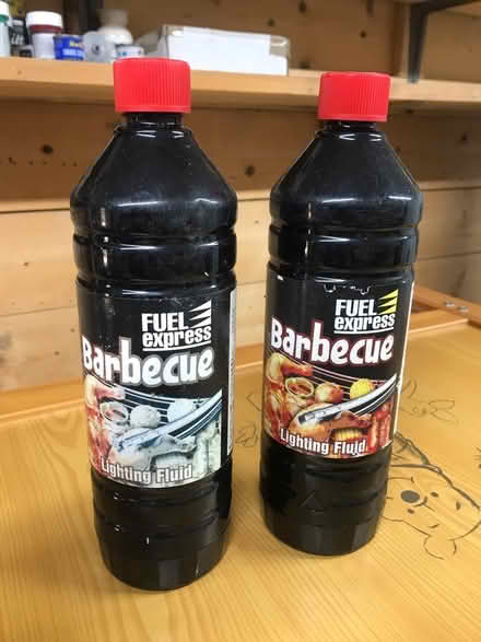 Photo of free 2 bottles of bbq lighter fluid (Borough Green TN15) #1