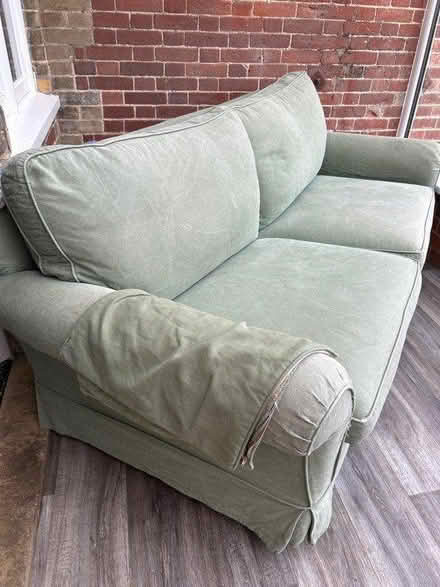 Photo of free Green John Lewis 3 Seater sofa (Starston, Harleston IP20) #3