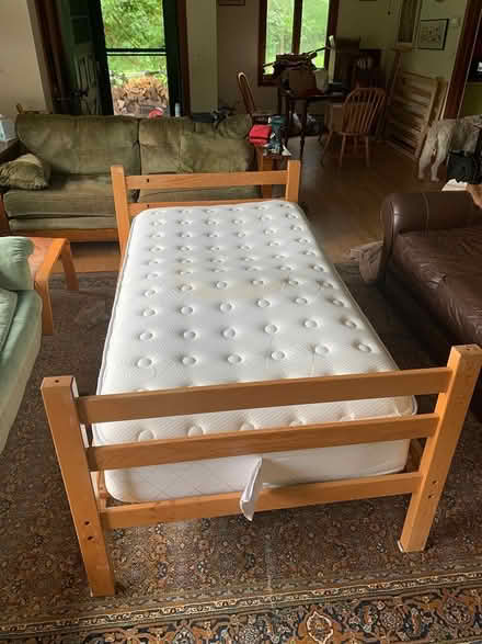 Photo of free Twin bed frame and Sealy mattress (South Williamstown) #2