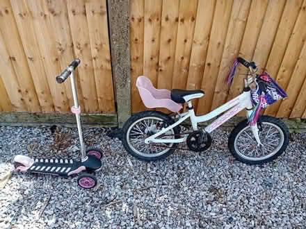 Photo of free Girls bike and scooter (Brinscall PR6) #1