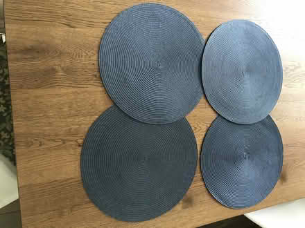 Photo of free 4 dark blue place mats (Cholsey, OX10) #1