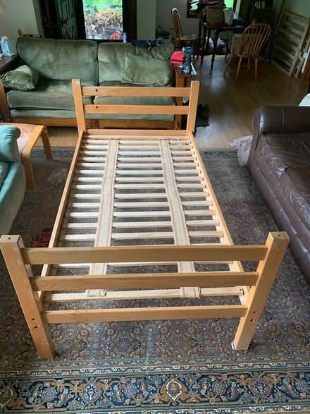 Photo of free Twin bed frame and Sealy mattress (South Williamstown) #1