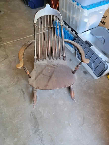Photo of free Antique Rocking chair (North Boulder) #1
