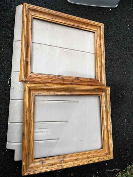 Photo of free 2 handmade wooden frames (Springfield, VA Saratoga) #1