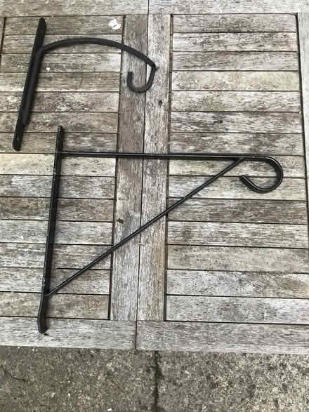 Photo of free 2 supports for hanging baskets (Cholsey, OX10) #1
