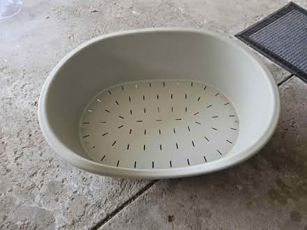 Photo of free Large dog plastic bed (Off S. Tyler Road, St Charles) #1