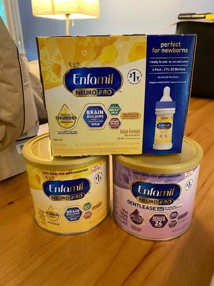 Photo of free Baby formula, diapers, bottles (Vienna) #1