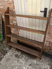 Photo of free Oak shelves wall unit (Near Aston on Clun SY7) #3