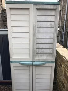Photo of free Large plastic garden store (BD23 Carleton, Skipton) #1